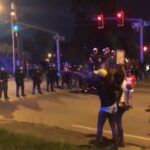 Officers Use Flash-Bang Explosives Against Protesters In Lafayette